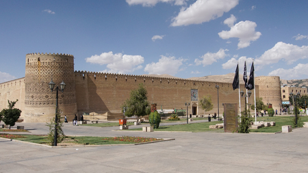 SHIRAZ, IRAN - OCTOBER 7, 2016: Fortress Karim Khan, one of the sights of Shiraz on October 7, 2016 in Iran, Asiaのeditorial素材