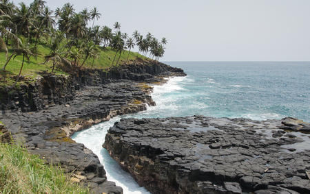 Boca de Inferno, Sao Tome and Principe, Africaの写真素材