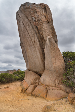 Spectacular Whistling Rock, one of the highlights in the Cape Le Grand National Park, Western Australiaの写真素材