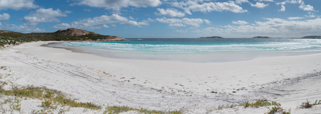 White Wharton Beach on a summer day, one of the most beautiful places in the Cape Le Grand National Park, Western Australiaの写真素材