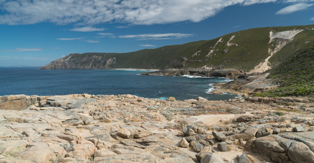 Coastal landscape within the amazing Torndirrup National Park close to Albany, Western Australiaの写真素材
