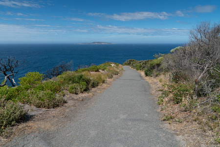 Coastal landscape within the amazing Torndirrup National Park close to Albany, Western Australiaの写真素材