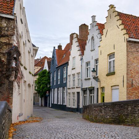 Historic buildings of Bruges, Belgiumの写真素材