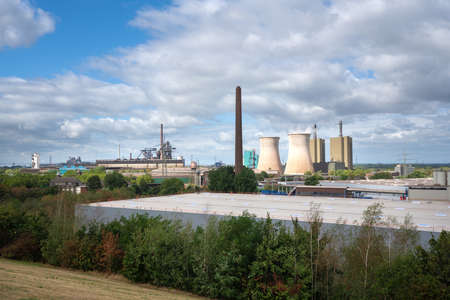 Industrial area, Ruhr Metropolis, Germanyのeditorial素材
