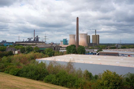 Industrial area, Ruhr Metropolis, Germanyのeditorial素材