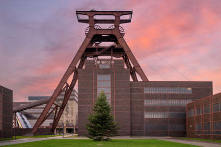 ESSEN, GERMANY - APRIL 20, 2021: Ruhr Museum on Zeche Zollverein, industrial heritage of Ruhr...