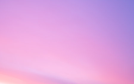 Evening sky with pastel-colored cloudsの写真素材