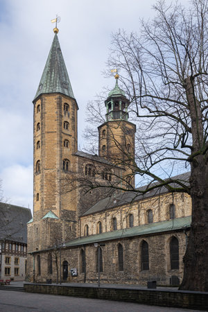 Historic market church of Goslar, Lower Saxony, Germanyのeditorial素材