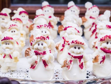 Christmas cakes shaped holyの写真素材