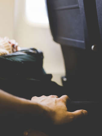 couple flyingの写真素材