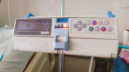 Hospital measuring instruments. Surgical equipmentの写真素材