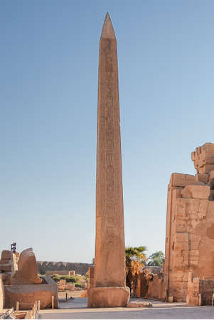 The Karnak Temple Complex in Luxor, commonly known as Karnak, comprises a vast mix of decayed temples, chapels, pylons, and other buildings in Luxor, Egyptの写真素材