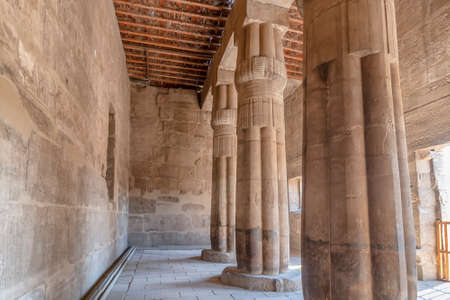 Luxor Temple, a large Ancient Egyptian temple complex located on the east bank of the Nile River in the city today known as Luxor (ancient Thebes).のeditorial素材