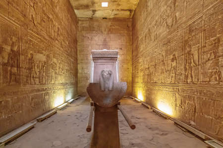 Temple of Horus at Edfu - Egyptのeditorial素材