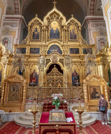 Warsaw, Poland May 31, 2018: Interior of The Metropolitan Cathedral of the Holy and...