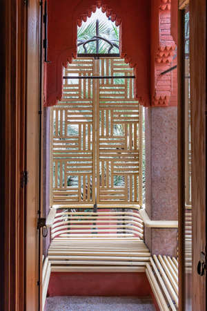 Barcelona, Spain - September 22, 2021: Inside Casa Vicens in Barcelona. It is the first masterpiece of Antoni GaudÃ­. Built between 1883 and 1885 as a summer house for the Vicens familyのeditorial素材
