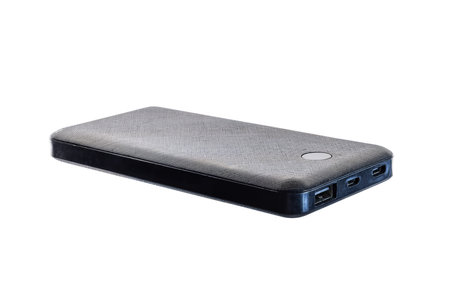 Portable charger for multiple devices. Mobile Phone Portable Power Bank multi USBのeditorial素材