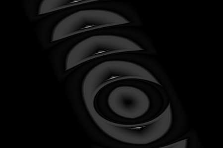 Digital art, abstract three-dimensional objects with soft lightingの写真素材