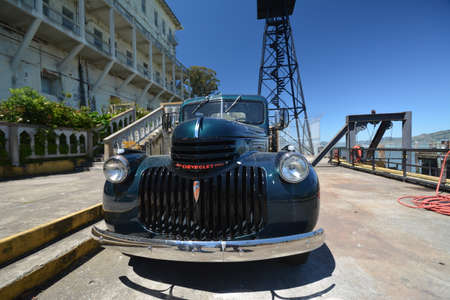 Impressions from the Island of Alcatraz in the Bay of San Francisco from May 1, 2017, California USA