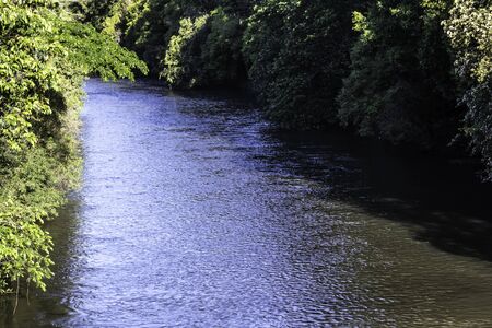 Pardo River in Aguas de Santa BÃ¡rbara city, Sao Paulo state, Brazilのeditorial素材