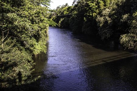 Pardo River in Aguas de Santa BÃ¡rbara city, Sao Paulo state, Brazil