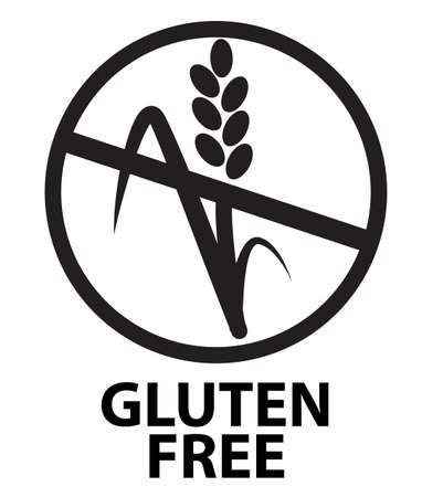 gluten free food icon Isolated vector symbolのイラスト素材