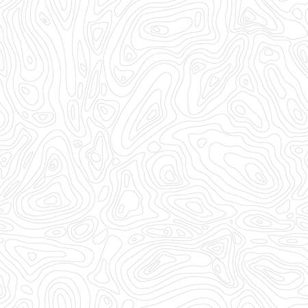 Line Topographic Map Seamless Patternのイラスト素材