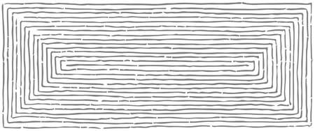 Doodle lines pattern on white backgroundのイラスト素材