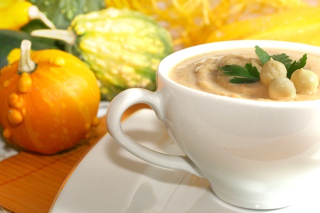 Pumpkin soup の写真素材