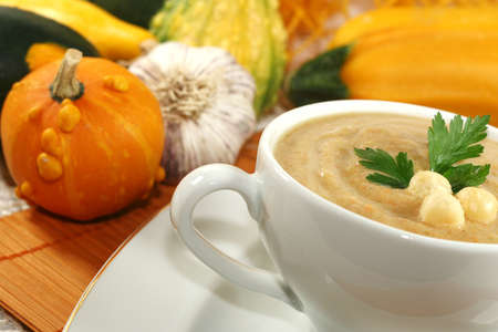 Pumpkin soup の写真素材