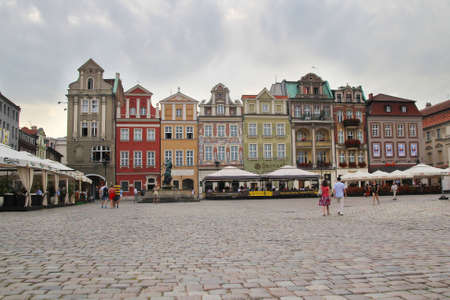 POZNAN - JULY 38  City Hall Old Market Square in Poznan; on July 28, 2013 in Poznan, Poland  The city is the 4th largest city in Poland  のeditorial素材