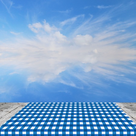 Empty table for Your photomontage or product display.の写真素材