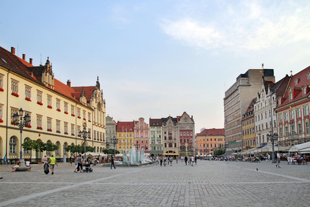 Market Square in Wroclaw, Poland