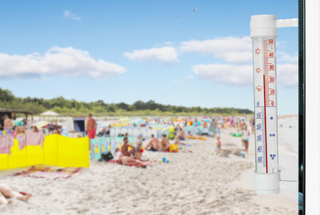 summer thermometerの写真素材
