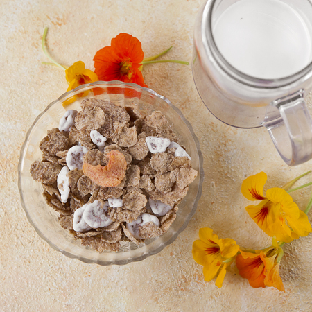 breakfast cerealsの写真素材