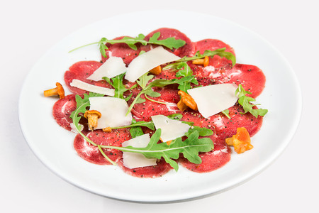 Italian ham and rukollla and cheeseの写真素材
