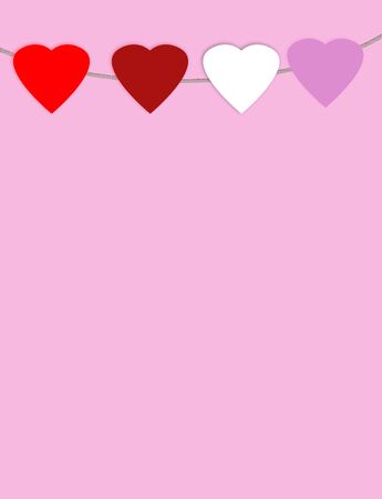 Valentine card with heart.Templateの写真素材