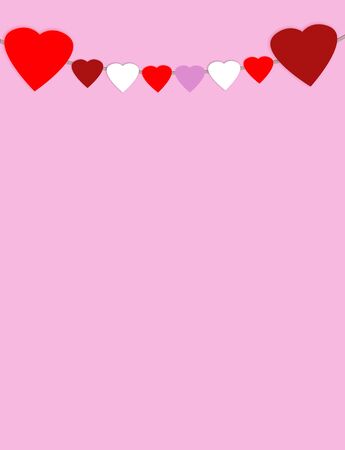 Valentine card with heart.Templateの写真素材