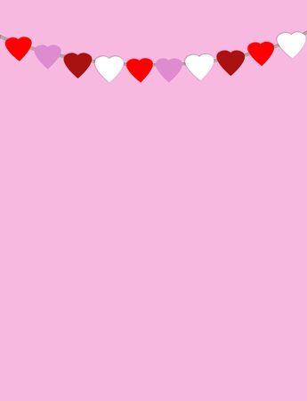 Valentine card with heart.Templateの写真素材