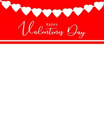 Valentine card with heart.Templateの写真素材
