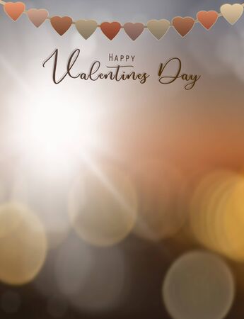 Valentine card with heart.Templateの写真素材