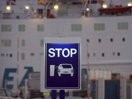 Stop, don´t go, parkingの写真素材