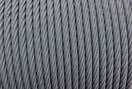 Texture industrial coil steel wire ropeの写真素材