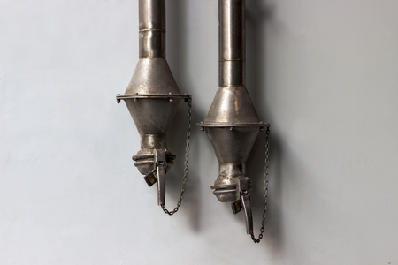 The technological equipment for unloading and accepting flour for storage during the transportation...