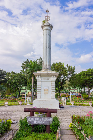 Cebu, Philippines - September 29, 2018: Miguel Lopez de Legazpi Monumentのeditorial素材