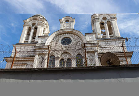 Kumkapi Panayia Elpida Greek Orthodox Church in Fatih district from European side of Istanbul,...