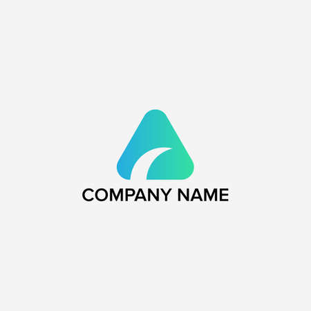 Letter A logo designのイラスト素材
