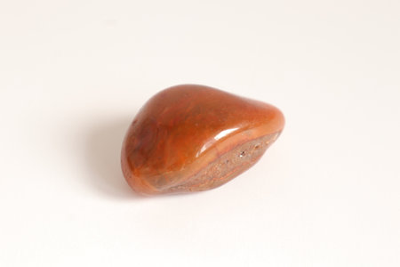 Amber semigem geological mineral isolated on the white background.の写真素材