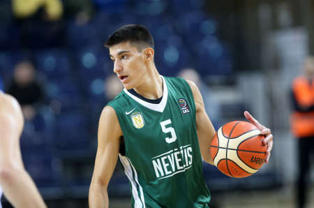 Georgios Kalaitzakis is a Greek professional basketball player for Nevezis KÄdainiai of the Lithuanian Basketball League, on loan from Panathinaikos.のeditorial素材