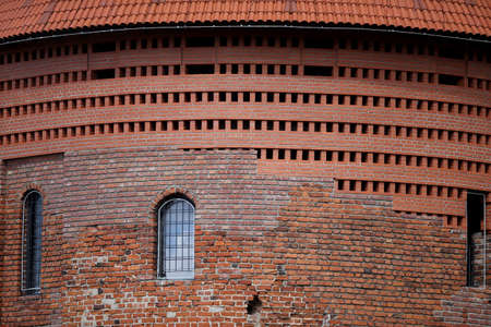 KAUNAS, LITHUANIA. Kaunas Castle, built during the mid-14th century, in the gothic style. 17 05 2020のeditorial素材